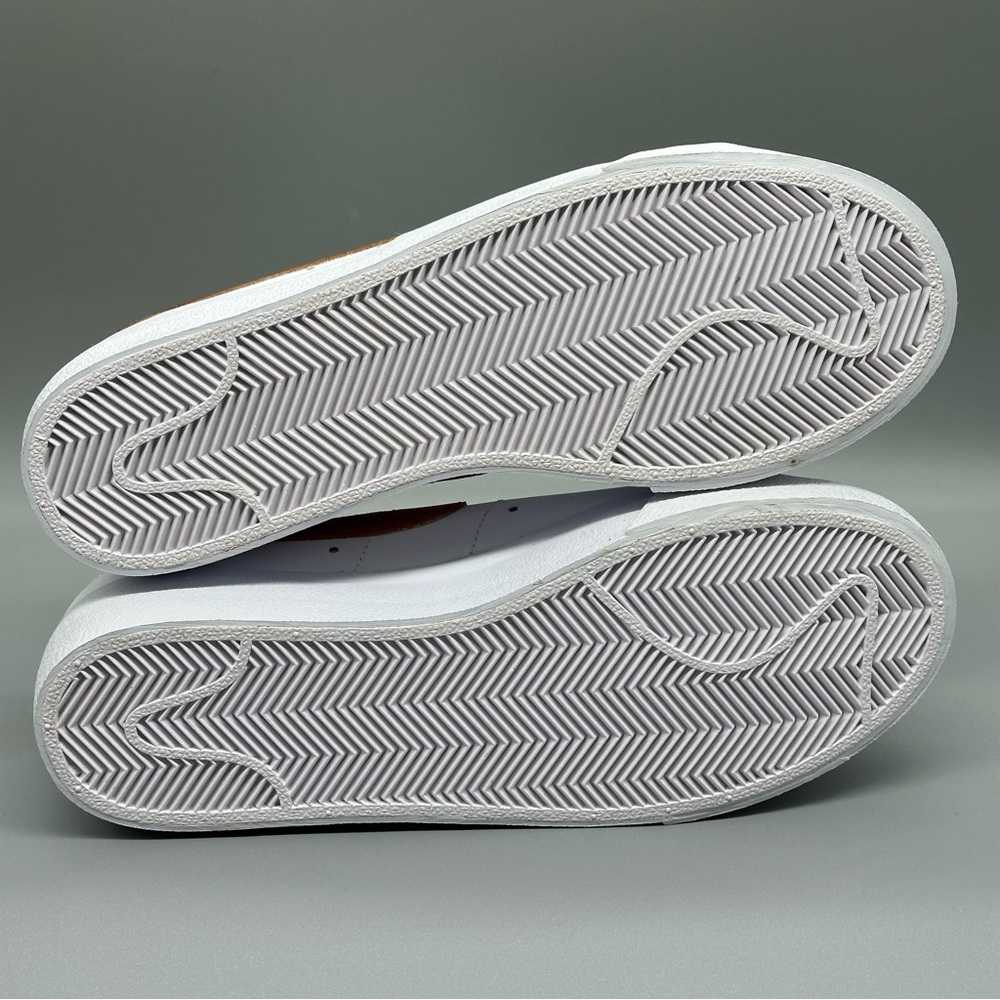 Size 9 Nike Blazer Platform Low White Metallic Copper Sneakers Women New - Picture 7 of 8